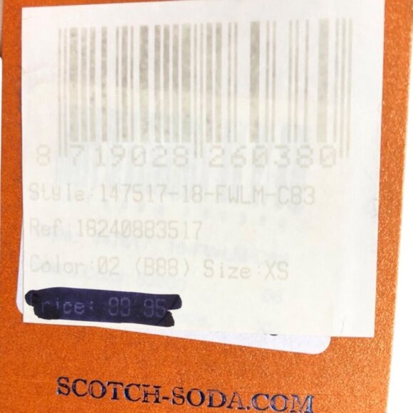 Scotch & Soda Women’s Track Pants XS NWT Black Copper Striped Pant - Picture 12 of 14